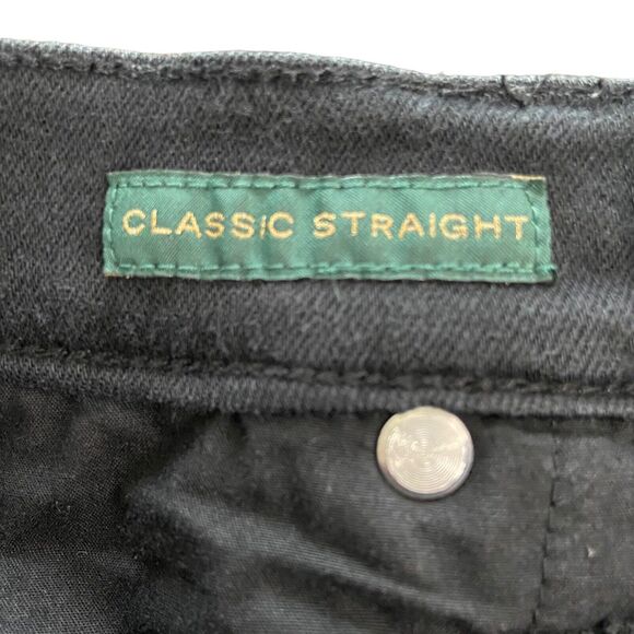 LRL Lauren Jeans Co Ralph Lauren Classic Straight Black Jeans Women’s Size 6 - Picture 7 of 10